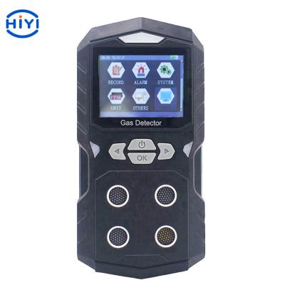 China 4 In 1 Handheld Multi Gas Detector 100PPM 1000PPM Data Logging Voice Alarm for sale