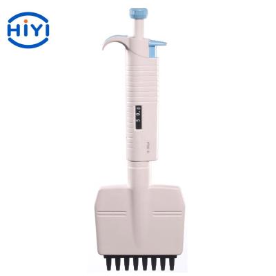 China Half Autoclavable 8 Channels Adjustable Volume Pipette Liquid Transfer ToolPipette for sale