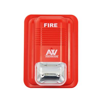 China CSS2166 Addressable Fire Alarm Panel 100 dB Conventional Fire Alarm Horn Strobe for sale