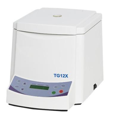 China Het Haarvat van TG12X 12000rpm 24pcs centrifugeert, Bloed centrifugeert Hematocrit T/min Te koop