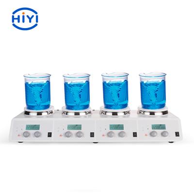 China Heated Chemical Synthesis Mini Magnetic Stirrer Four Channel 200-1500 Rpm for sale