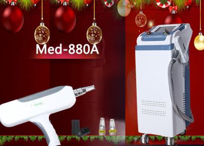 China Vertical 1064nm / 532nm Nd Yag Laser Tattoo Removal Machine Skin Treatment for sale