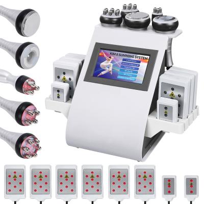 China Ultrasonic 6-1 Slimming Cavitation And Laser Lipo Machine Iso13485 for sale