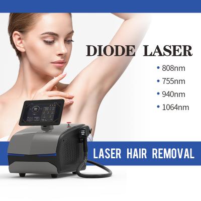 China Frequência indolor permanente 1-10hz da remoção Ac220v/50hz do cabelo do laser do diodo do tratamento 808 à venda