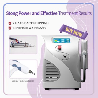 China Adjustable Laser Tattoo Removal Equipment Max Energy 1065nm 800mJ 532nm 400mJ for sale