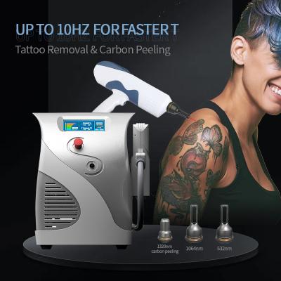 China New released Q-Switched ND YAG Laser Tattoo Removal 1064nm / 532nm  Equipment for sale