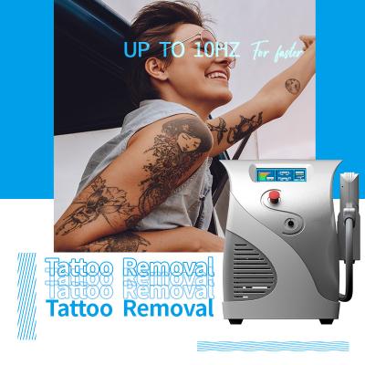 China 532nm 755nm 1064nm 1320nm Q Switched Nd Yag Laser Tattoo Remova Machine for sale