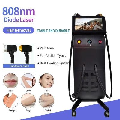 China Ice Soprano Titanium Hair Removal Diode Laser Machine 2000W 766 808 940 1064nm 4 wavelengths for sale