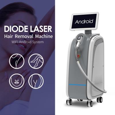 China Touchscreen Modern Diode Laser Hair Removal Machine 1200w for sale