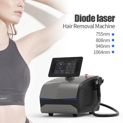 China 808nm Portable Q Switch Diode Laser Hair Removal Machine / Device for sale