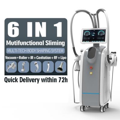 China Vacuum Body Sculpting Machine with Cavitation IR RF Roller Massager for sale