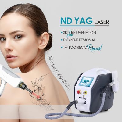 China Black Portable Q-switched Laser Equipment for Birth Mark Removal / Eyeline - cleaning for sale