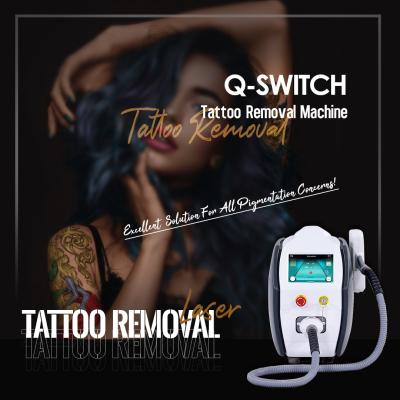 China Wavelength 1064nm & 532nm Mini and smart Q-Switched ND YAG Laser Tattoo Removal Machine for sale