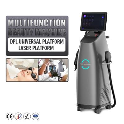 China DPL IPL Nd Yag Laser Machine 2 IN 1 System Hair Removal Skin Care for sale