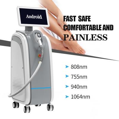 China Professional 808nm Laser Hair Removal Device with Double TEC Cooling 10-200ms Pulse Duration for sale