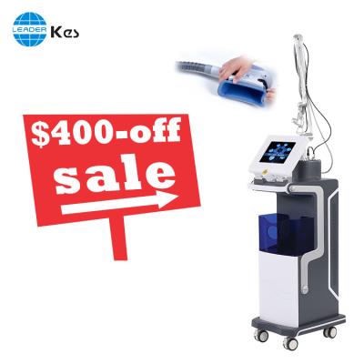China KES Ce Approved Vaginal Rejuvenation Laser Equipment Co2 Fractional Laser For Acne Scars Removal Skin Tags Cutting Laser for sale