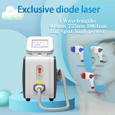 China LCD Diode Laser Hair Removal Machine 755 808 1064 for sale