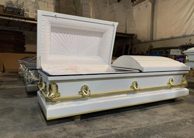 China Urn Shaped Metal Casket Coffin Gauge Steel Material Fireproof Performance for sale