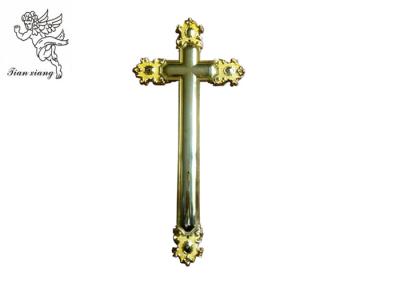 China Standard Coffin Crucifix Funeral  Decoration Size 44.8 × 20.8 Cm PP Material for sale