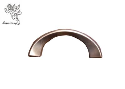 China Iron Solid Metal Casket Handle Copper Color Big Size Funeral Coffin Fittings H9016 for sale