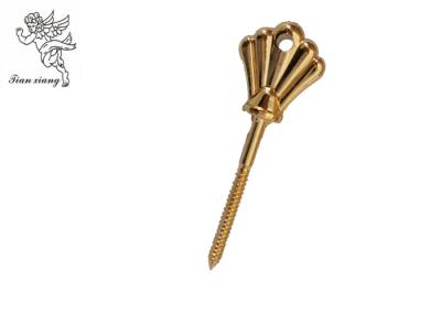 China Iron Screw Coffin Hardware Screw 1# Gold / Sliver , Casket Hardware Manufacturers for sale