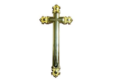 China Customized Plastic Coffin Crucifix Funeral Decoration Size 44.8 × 20.8 Cm for sale