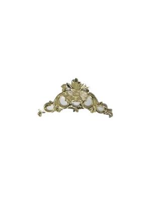 China Flor de los accesorios del ataúd de Deocoratvie con la superficie de cobre amarillo antigua en venta