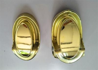 China Funeral Casket Coffin Fittings / Casket Corners Gold Color Wear Resistance for sale