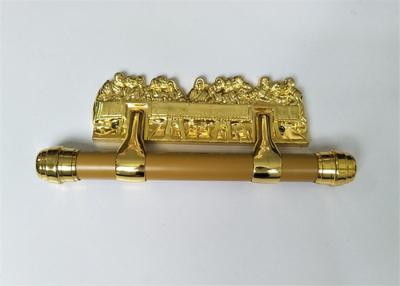 China Heavy Duty Plastic Coffin Handles / Gold Metallzation Casket Accessories for sale