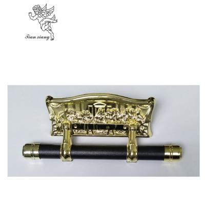 China El color oro de plata PP cubre con cinc la barra TX-A del oscilación del ataúd de la aleación en venta