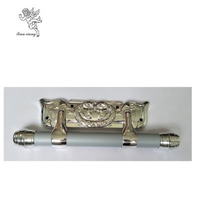 China Coffin Handle Silver Color Swing ABS Casket Handles European Style for sale