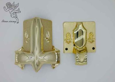 China Gold Color Parts Of A Coffins And Caskets Accessories Plastic for sale