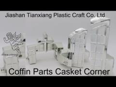 Hardware Plastic Casket Corner 17kg / 16kg Funeral  Iron Tubes