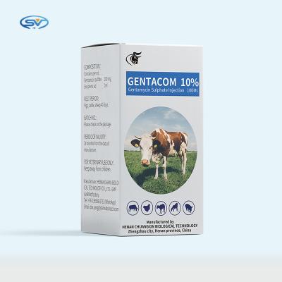 China Veterinary Antiparasitic Drugs Factory Price Gentamicin Injection In Stock Quality Gentamycin Sulfate Injection 10% for sale