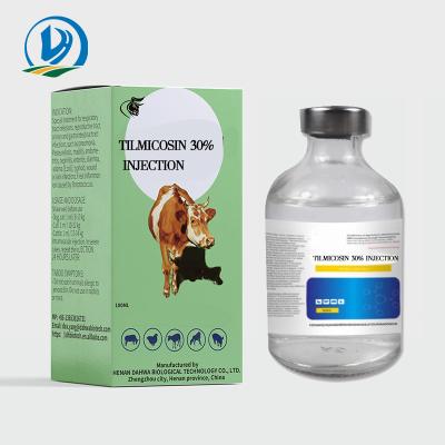 China 30% Tilmicosin Injection Veterinary Medicine Drugs For Sheep Cattle Swine Poultry for sale