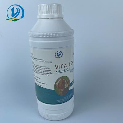China USP EP JP Vitamin AD3E Oral Solution Medicine 500ml 1000ml For Animal for sale