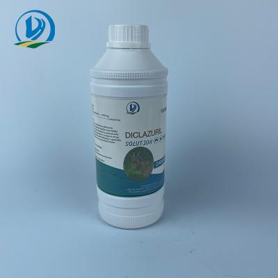 China 1000ml Diclazuril 2.5% Oral Solution Amber Transparent Liquid Coccidiostat For Poultry for sale