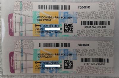 China Life time warranty COA License Sticker windows8.1 OEM license key No FPP/Dream Spark for sale