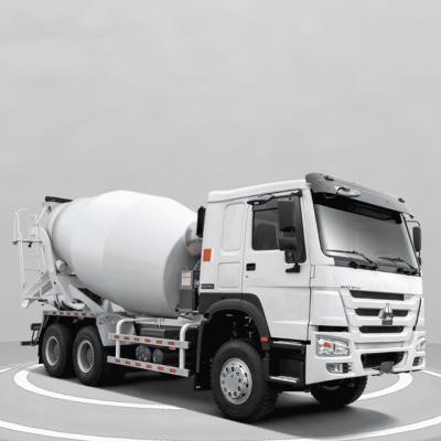 China 10 Cubic 371hp 10 wheel 6x4 howo concrete mixer truck cement truck mixer Used Concrete Mixer Truck for sale