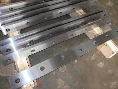 China Cr12Mov Material Metal Shear Blades / Carbide Blade Tools For Cutting Sheet Metal for sale