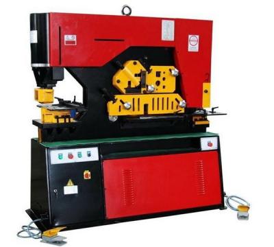 China High Efficiency Metal Iron Worker Hydraulic Ironworkers With Double Cylinder for sale