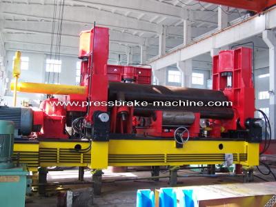 China Digital display Hydraulic Three Roller Bending Machine rolling Q235 Steel Sheet for sale
