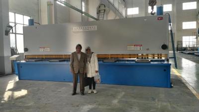 China Grueso largo hidráulico manual 13m m del corte del esquileo los 6.5M de la guillotina de la hoja en venta