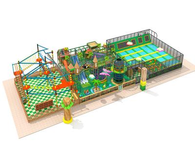 China 5.2m Jungle Themed Kids Indoor Playground Equipment For Family Play Center ISO9001 for sale