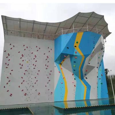 China Mixed Color Fiberglass Rope Adult Climbing Wall For Shopping Mall for sale