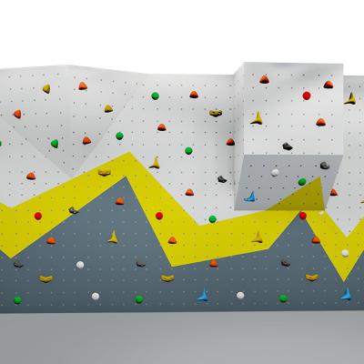 China Binnenbouldering die het Volwassen het Beklimmen Muur Diverse Beklimmen beklimmen houdt voor Sportencentrum in Frankrijk Te koop