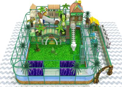 China Dinosaur Themed Kids Indoor Playground Equipment Jungle Animals 5m Height for sale