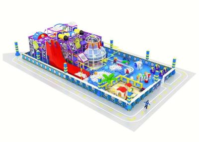 China Attractive Custom Kids Indoor Playground Equipment With Ball Pool Magic Slide en venta