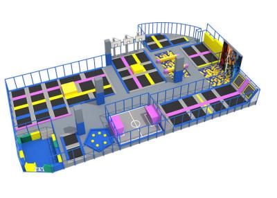 China Commercial Jump Trampoline Park high jumping performance soft padded with foam pit Te koop