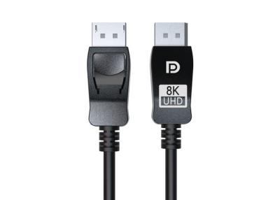 China ABS Housing Dp 1.2 Cable , OCC 32.4Gbps 8k Displayport Cable for sale
